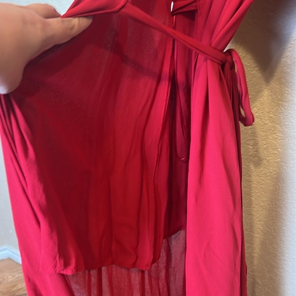 Reformation Red Maxi Dress - Picture 6 of 16